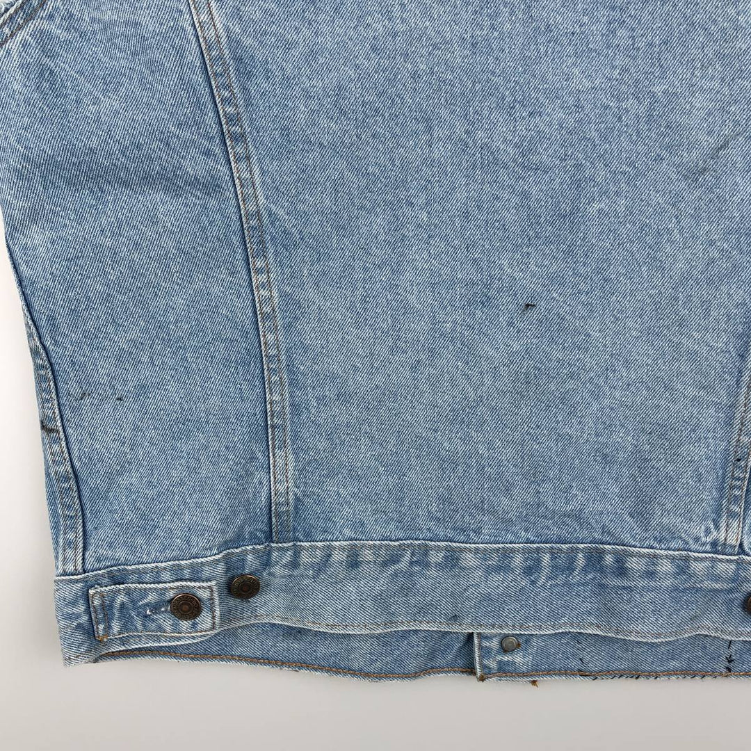 90'S Levi's 75505-0212 Cut-Off Denim Vest, Men's Size L, Vintage unclear Blue type light blue Vintage Second Hand