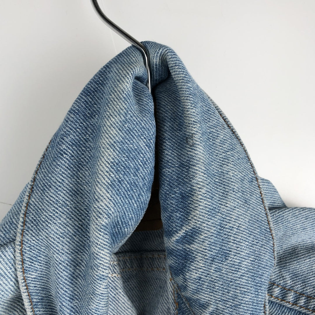 90'S Levi's 75505-0212 Cut-Off Denim Vest, Men's Size L, Vintage unclear Blue type light blue Vintage Second Hand