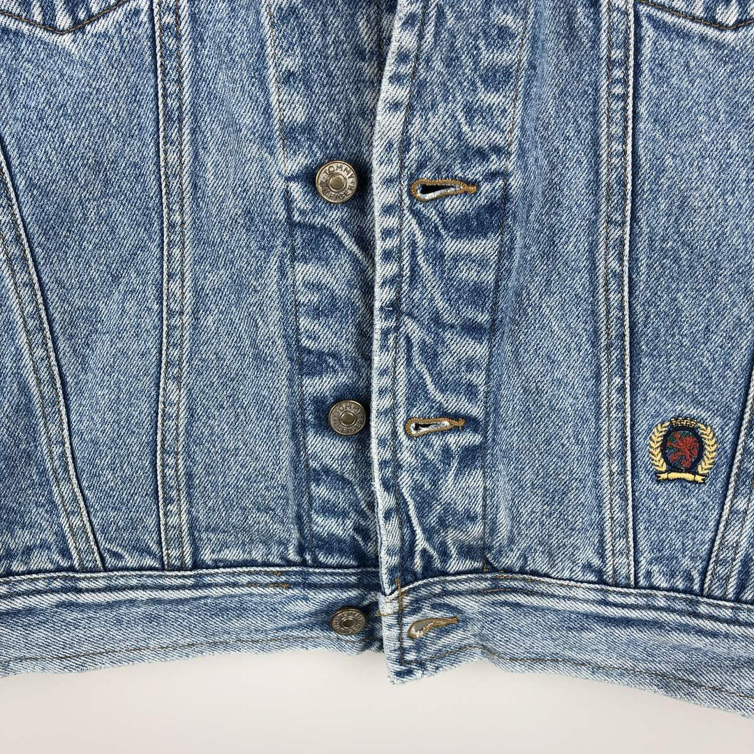 Vintage 90'S Tommy Hilfiger denim vest, size M, men's cotton blue type Vintage Second Hand
