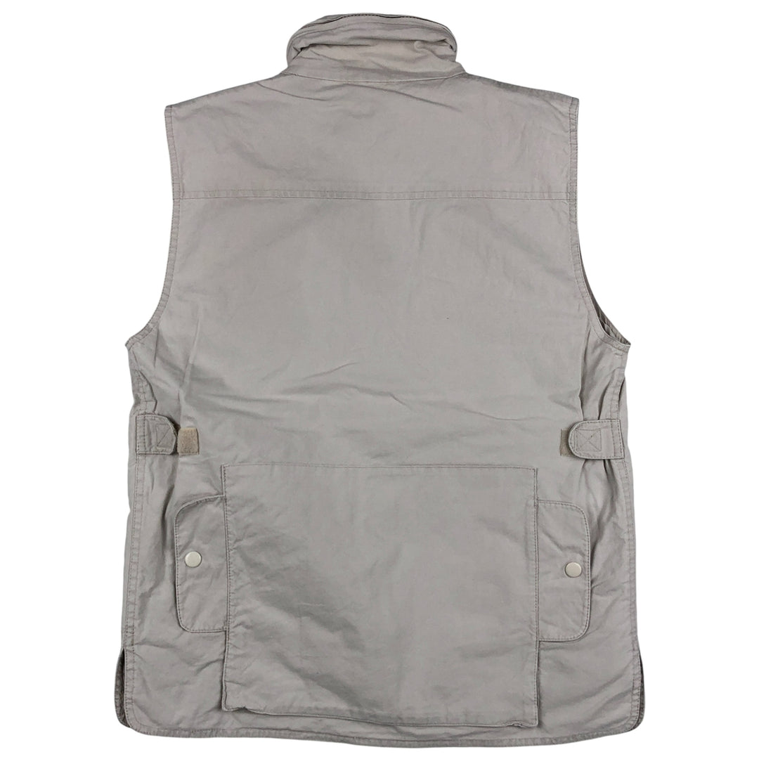 80'S Banana Republic Safari Vest, Men's Size S, Vintage cotton white type Vintage Second Hand