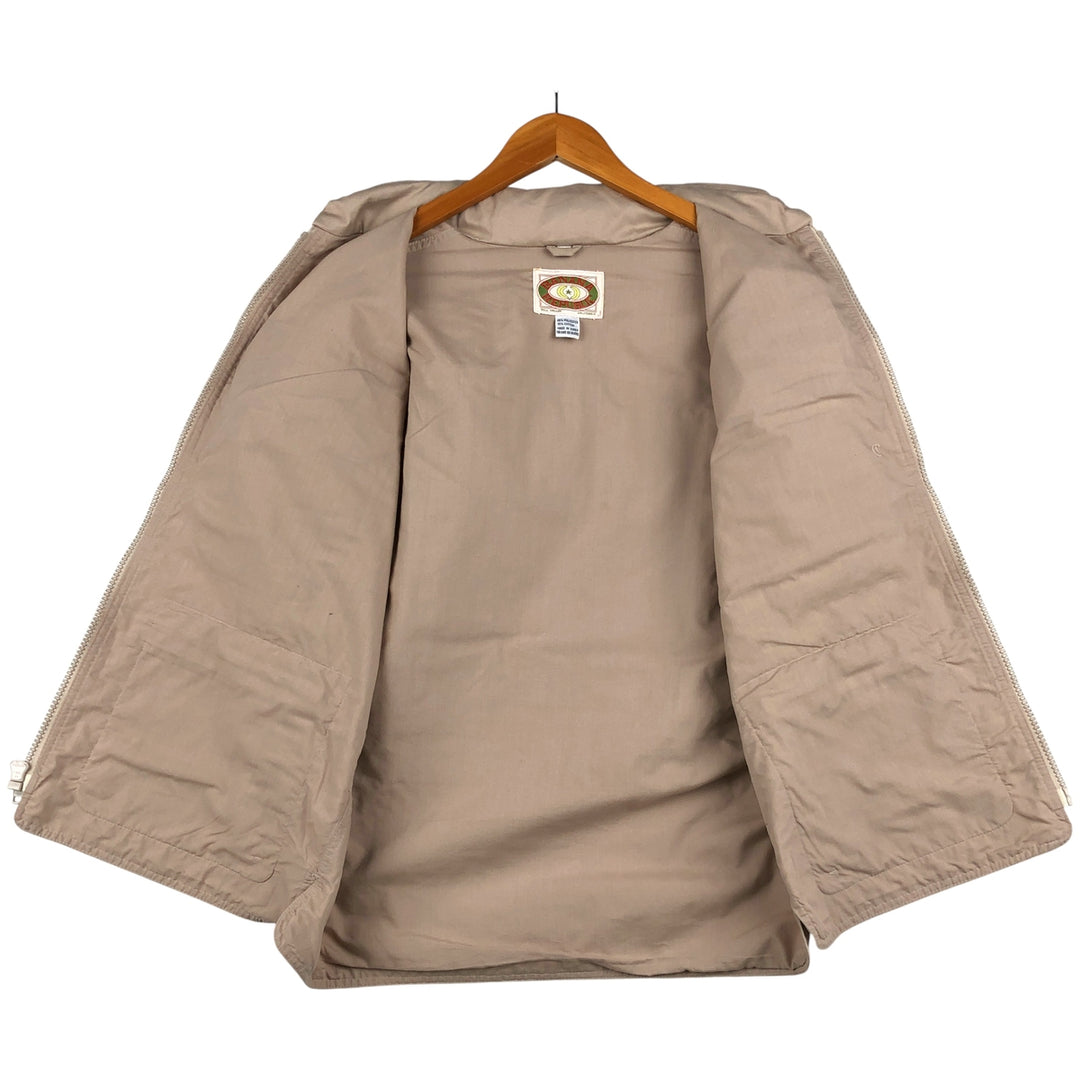 80'S Banana Republic Safari Vest Men's Size L Vintage polyester Beige type Vintage Second Hand