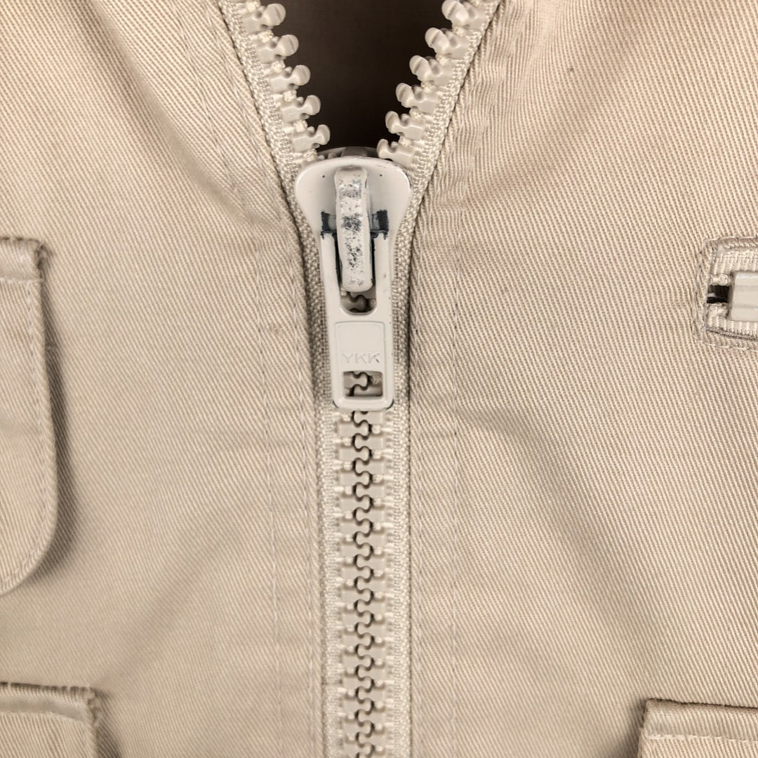 80'S Banana Republic Safari Vest Men's Size L Vintage polyester Beige type Vintage Second Hand