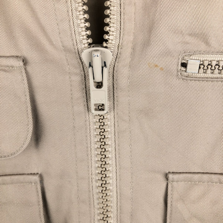 80'S Banana Republic Safari Vest, Men's Size S, Vintage polyester Beige type Vintage Second Hand