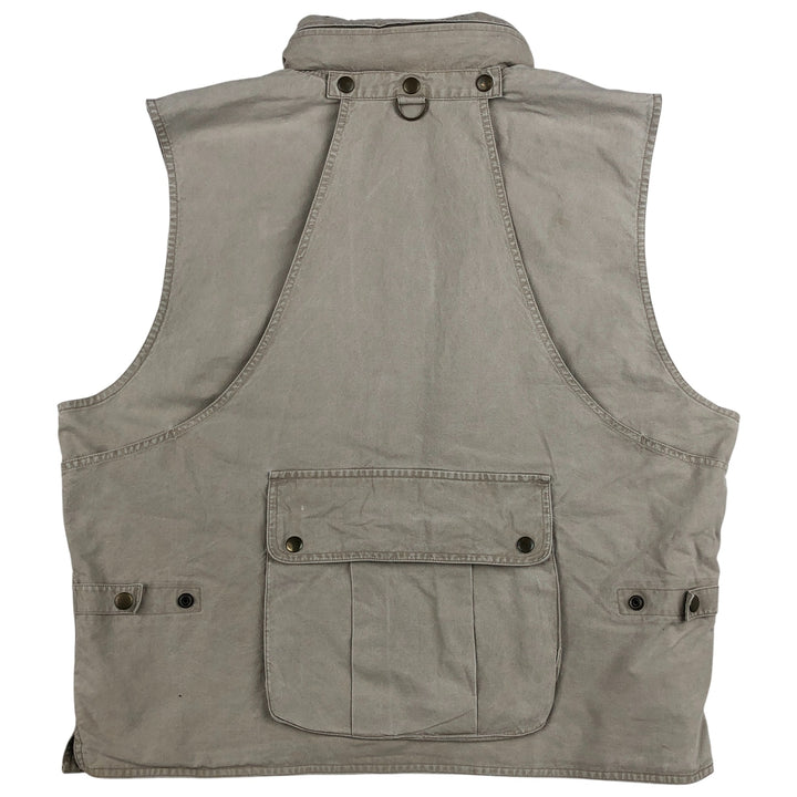 90'S Banana Republic Safari Vest, Men's Size Medium, Vintage cotton Khaki type Vintage Second Hand