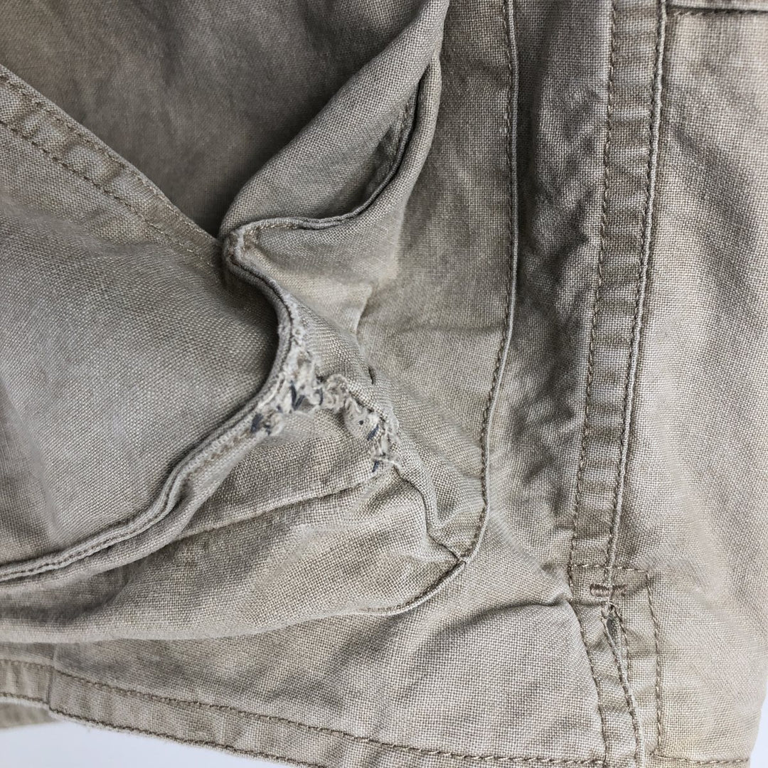 90'S Banana Republic Safari Vest, Men's Size Medium, Vintage cotton Khaki type Vintage Second Hand
