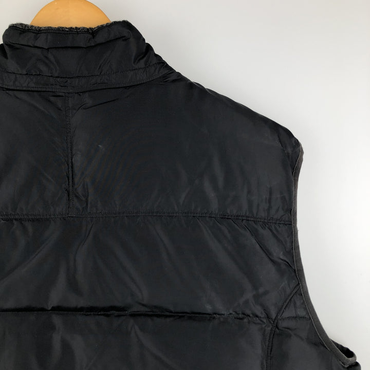 2000'S GAP padded vest, men's size L Nylon black type Vintage Second Hand
