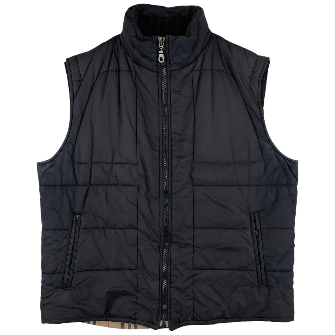 Burberry's London padded vest, made in Spain, men's size XL unclear Charcoal Vintage Second Hand