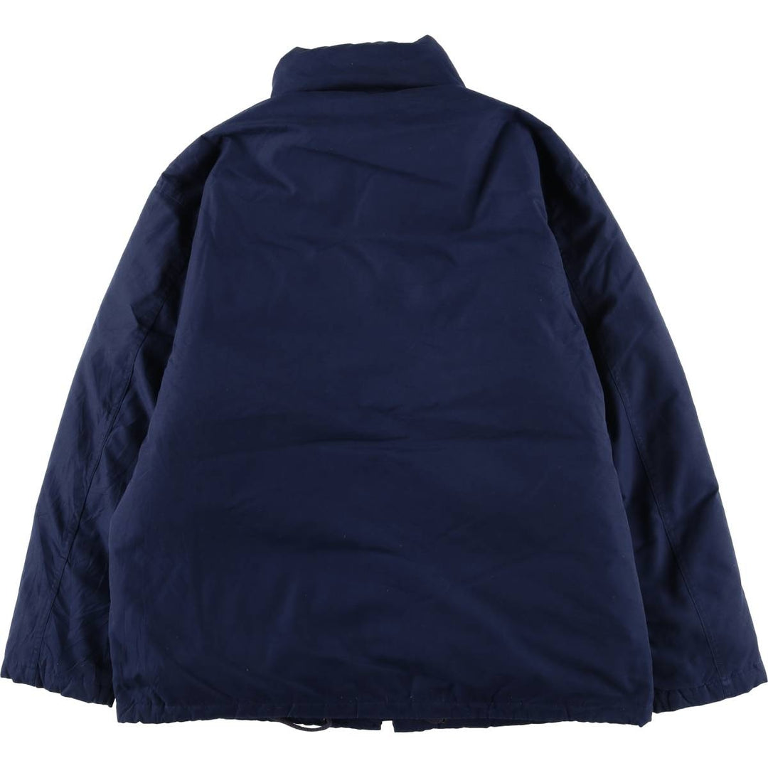 80s-90'S Eddie Bauer Black Tag Goose Down Jacket Men's Size L Vintage polyester navy blue type Vintage Second Hand