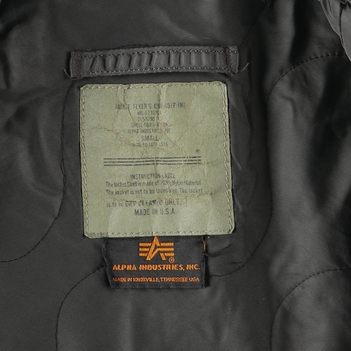 Civilian Alpha CWU-45 Nylon Khaki type Vintage Second Hand