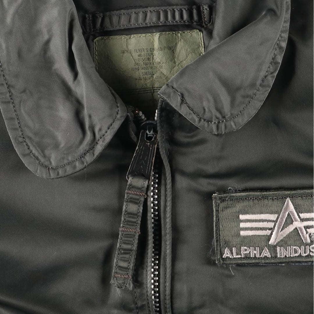 Civilian Alpha CWU-45 Nylon Khaki type Vintage Second Hand