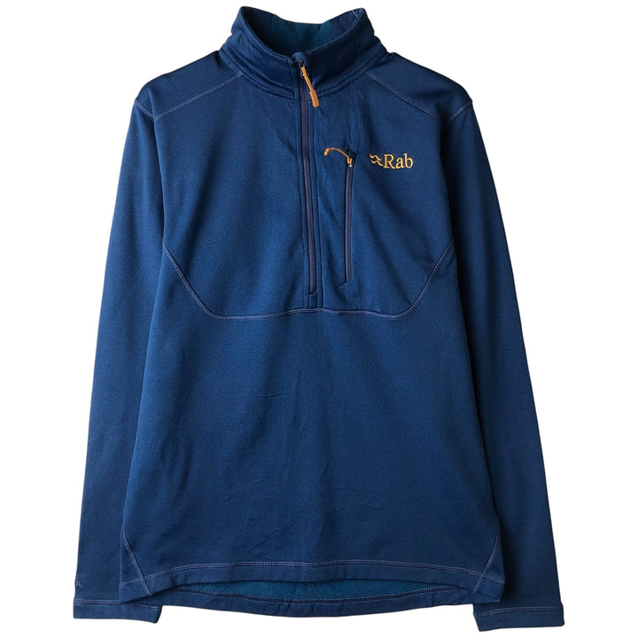 Love Rab Half-Zip Fleece Pullover, Men's Medium polyester blue type Vintage Second Hand