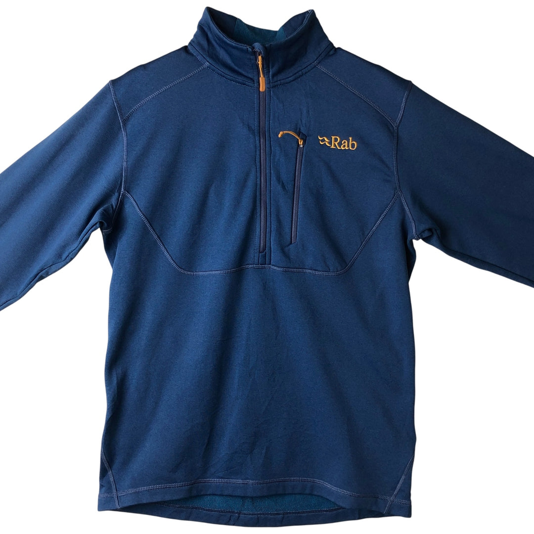 Love Rab Half-Zip Fleece Pullover, Men's Medium polyester blue type Vintage Second Hand