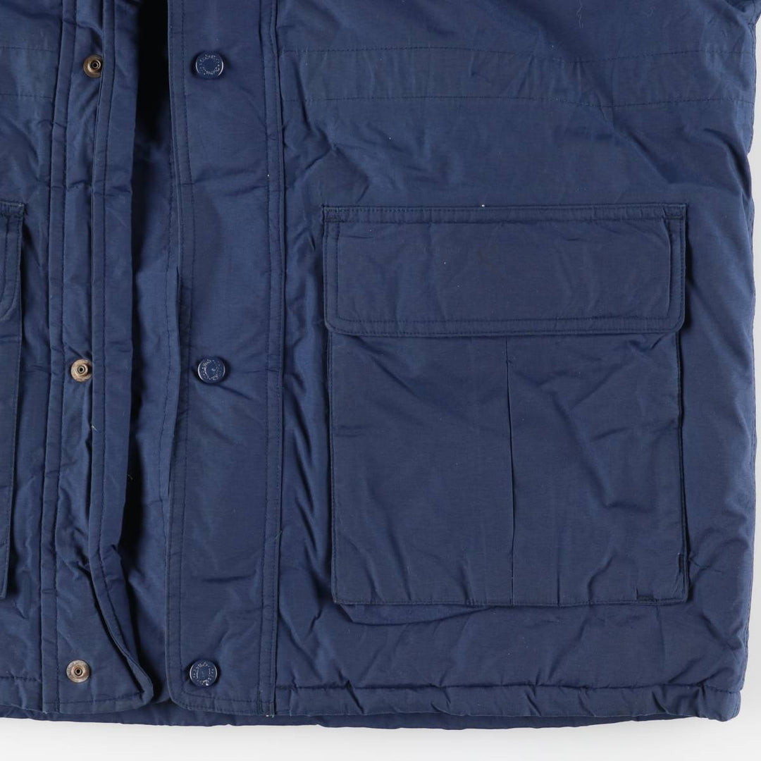 Vintage 70s-80'S Cabelas padded puffer jacket, men's size M Nylon navy blue type Vintage Second Hand