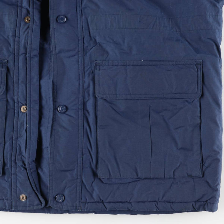 Vintage 70s-80'S Cabelas padded puffer jacket, men's size M Nylon navy blue type Vintage Second Hand