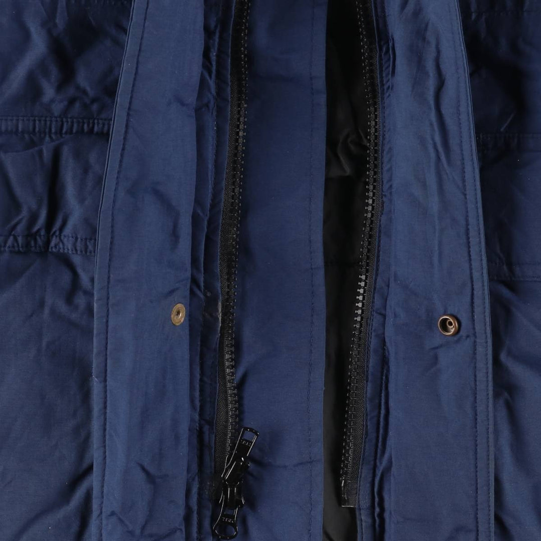 Vintage 70s-80'S Cabelas padded puffer jacket, men's size M Nylon navy blue type Vintage Second Hand