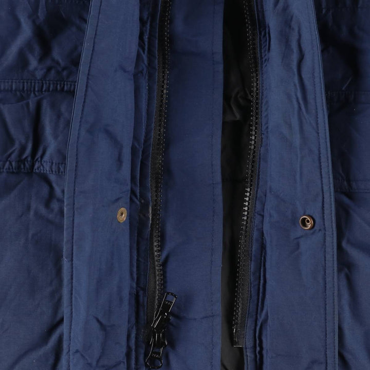Vintage 70s-80'S Cabelas padded puffer jacket, men's size M Nylon navy blue type Vintage Second Hand