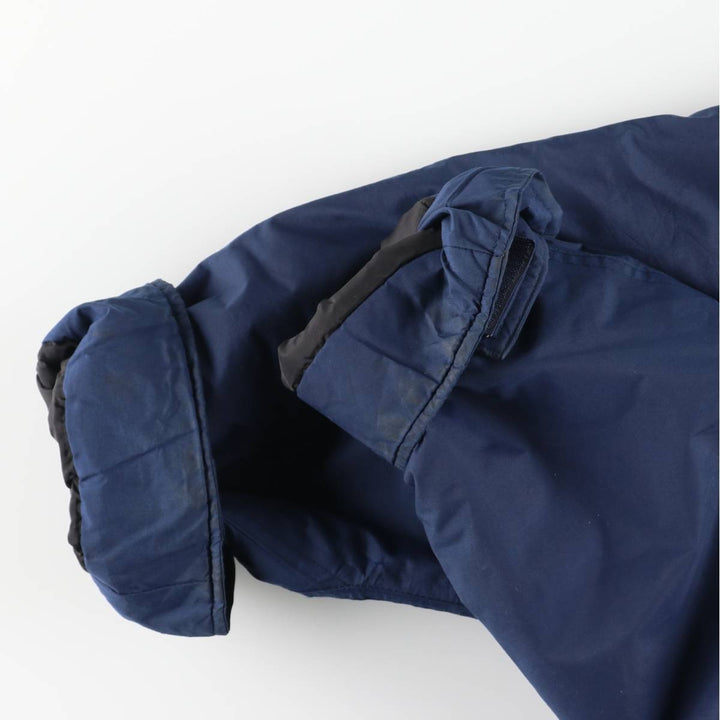 Vintage 70s-80'S Cabelas padded puffer jacket, men's size M Nylon navy blue type Vintage Second Hand
