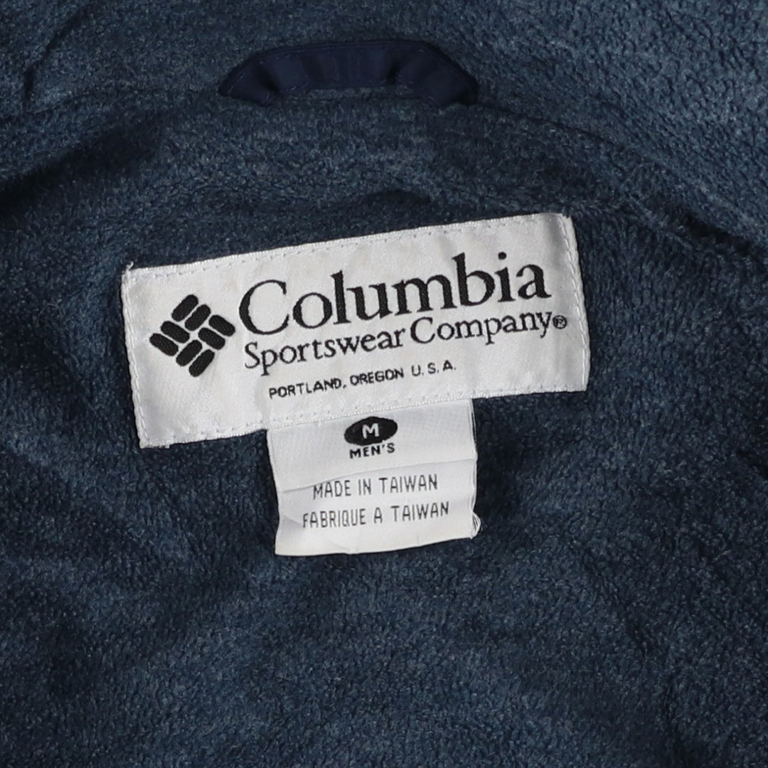 90s-00'S Vintage Columbia Padded Puffer Jacket, Men's Size Medium Nylon navy blue type Vintage Second Hand