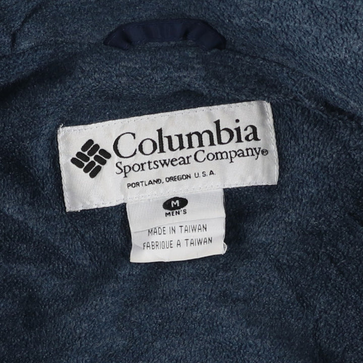 90s-00'S Vintage Columbia Padded Puffer Jacket, Men's Size Medium Nylon navy blue type Vintage Second Hand