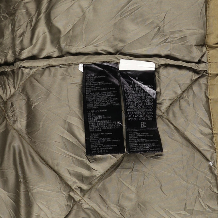 2000'S Marmot 600 Fill Power Quilted Down Jacket, Men's Size Medium polyester ocher yellow type Vintage Second Hand