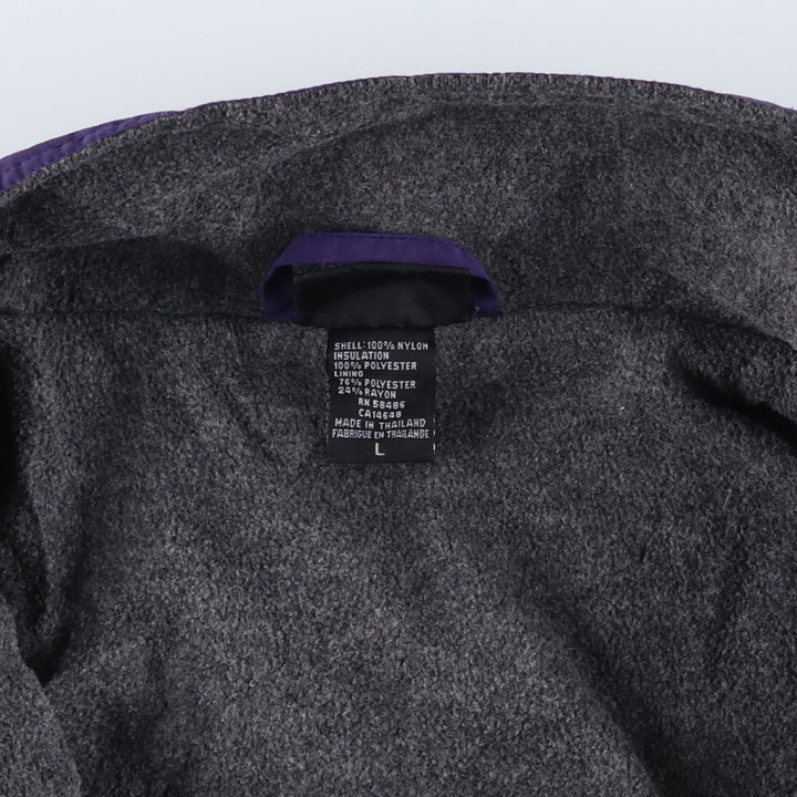 WHITE SIERRA padded puffer jacket, men's size L Nylon purple type Vintage Second Hand