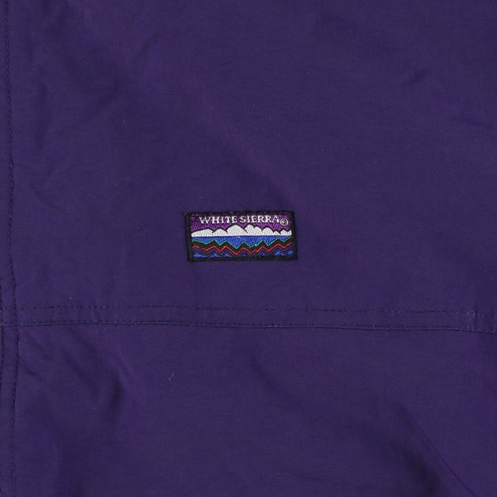 WHITE SIERRA padded puffer jacket, men's size L Nylon purple type Vintage Second Hand