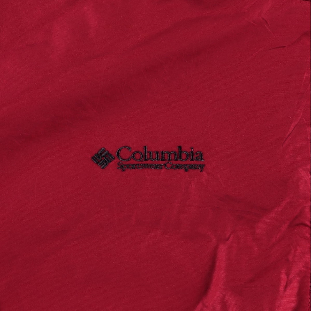 90s~00'S Columbia Windbreaker Men's M size unclear burgundy type Vintage Second Hand