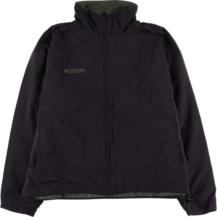 90s-00'S Columbia Men's XL Padded Puffer Jacket Nylon black type Vintage Second Hand
