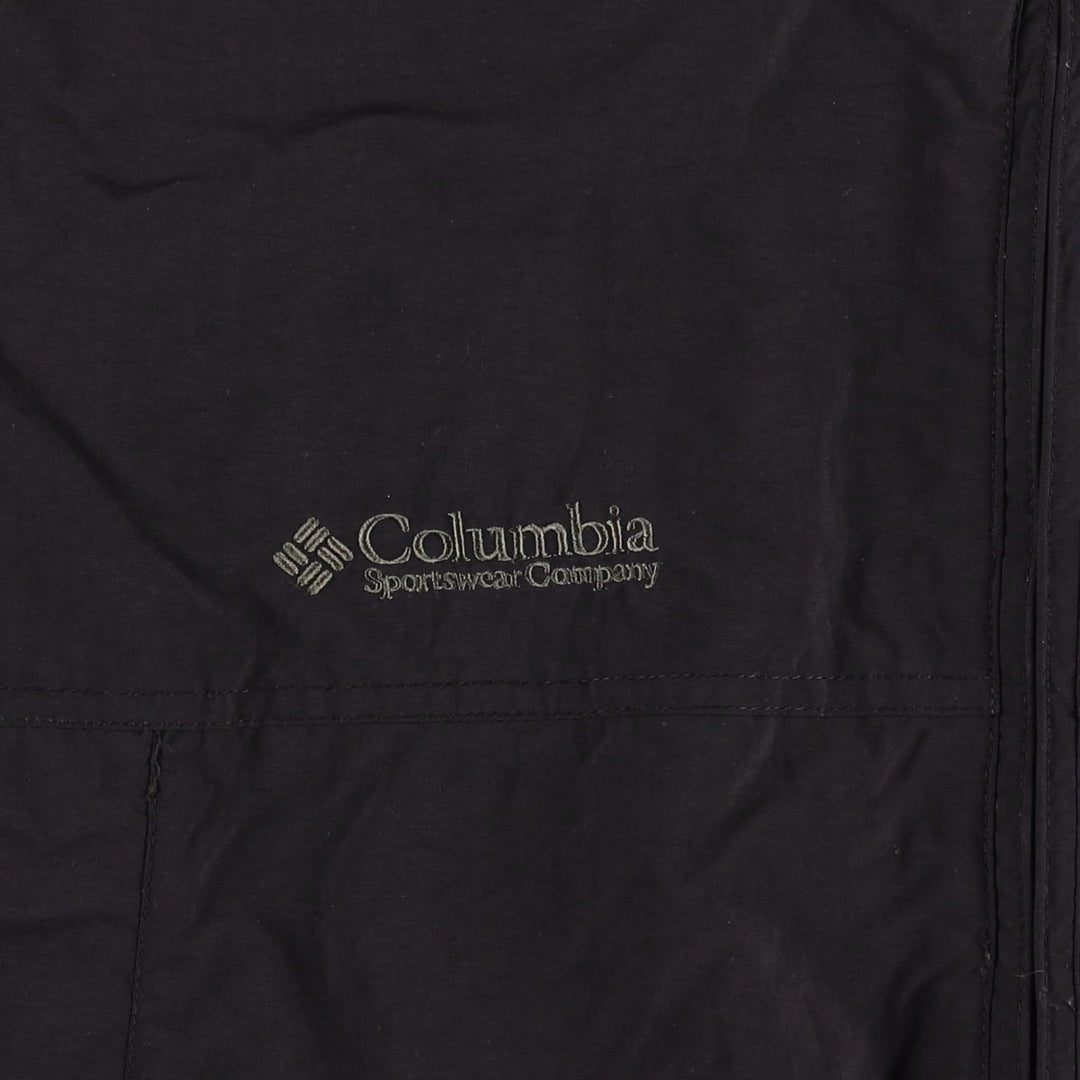 90s-00'S Columbia Men's XL Padded Puffer Jacket Nylon black type Vintage Second Hand
