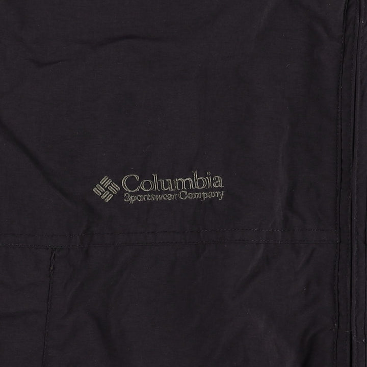 90s-00'S Columbia Men's XL Padded Puffer Jacket Nylon black type Vintage Second Hand