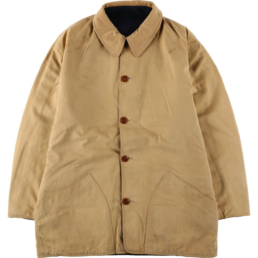 Burberry's hunting jacket, men's size XL cotton Beige type Vintage Second Hand
