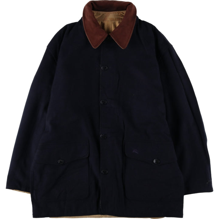 Burberry's hunting jacket, men's size XL cotton Beige type Vintage Second Hand
