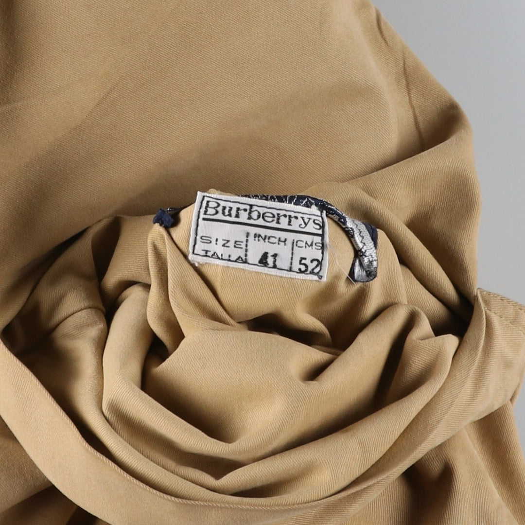 Burberry's hunting jacket, men's size XL cotton Beige type Vintage Second Hand