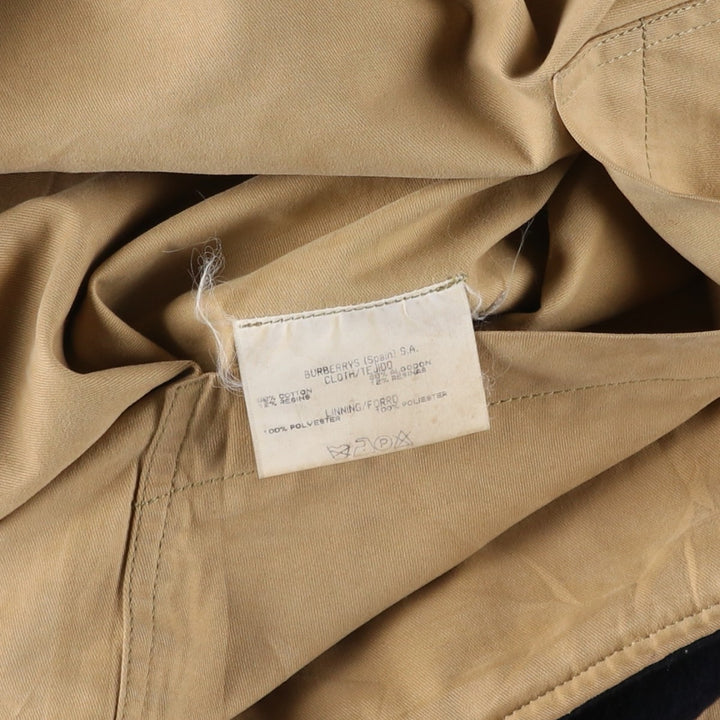 Burberry's hunting jacket, men's size XL cotton Beige type Vintage Second Hand