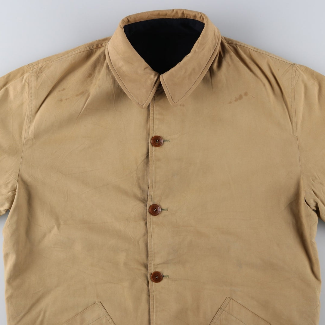 Burberry's hunting jacket, men's size XL cotton Beige type Vintage Second Hand