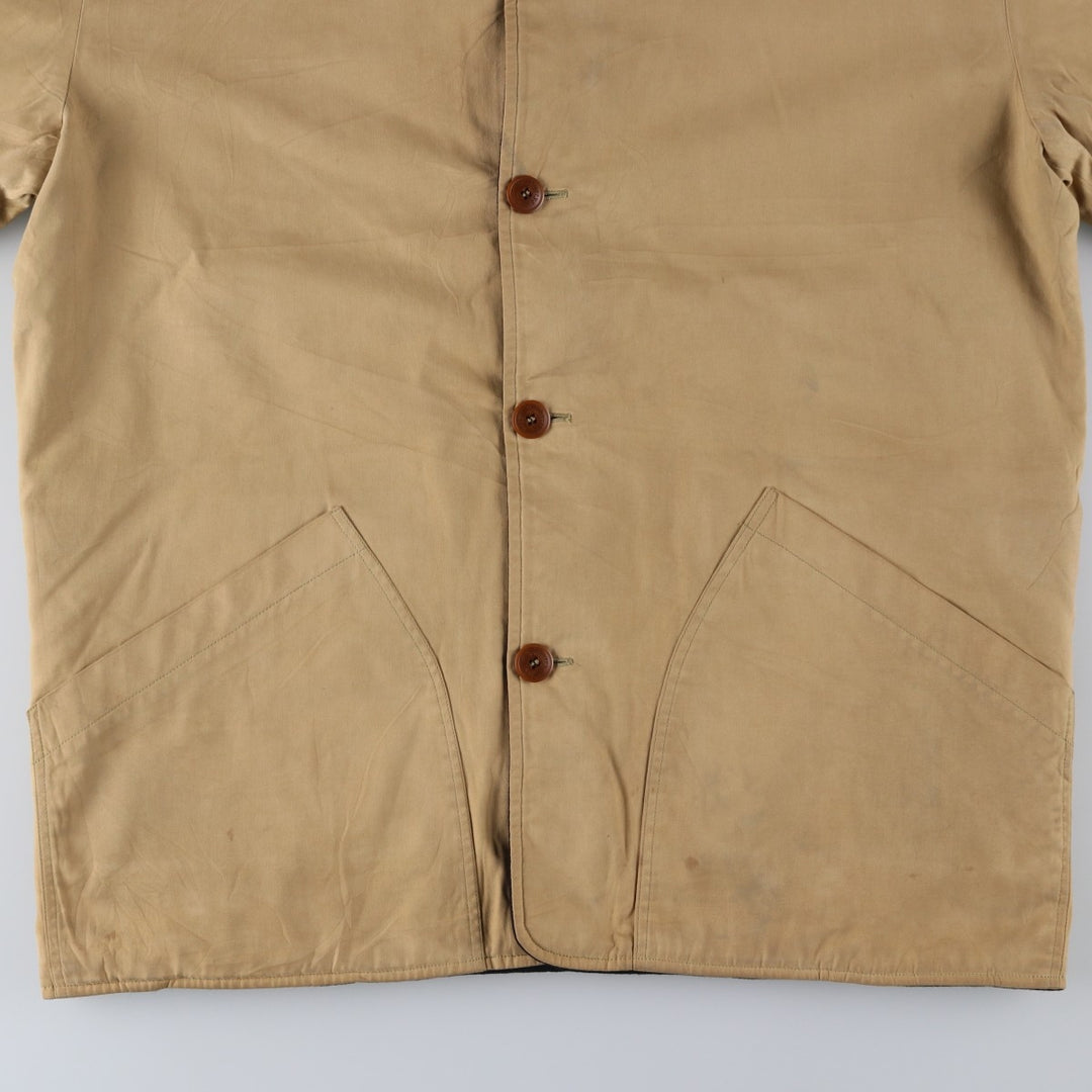 Burberry's hunting jacket, men's size XL cotton Beige type Vintage Second Hand
