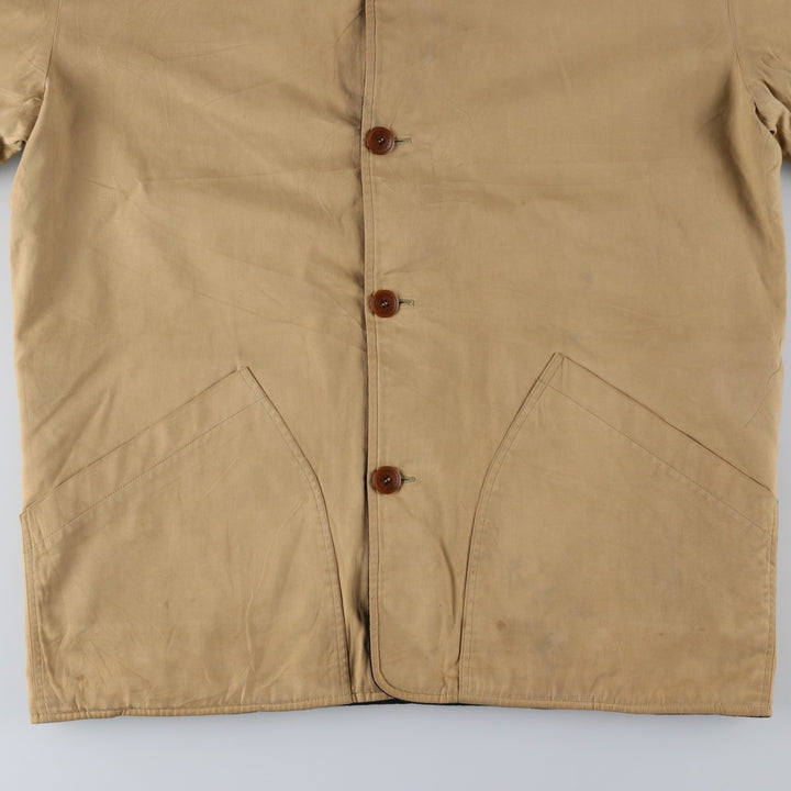 Burberry's hunting jacket, men's size XL cotton Beige type Vintage Second Hand