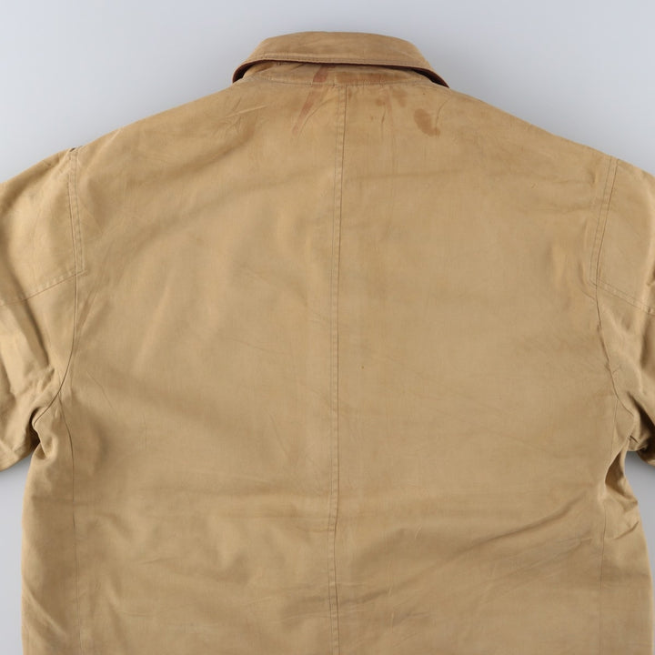 Burberry's hunting jacket, men's size XL cotton Beige type Vintage Second Hand