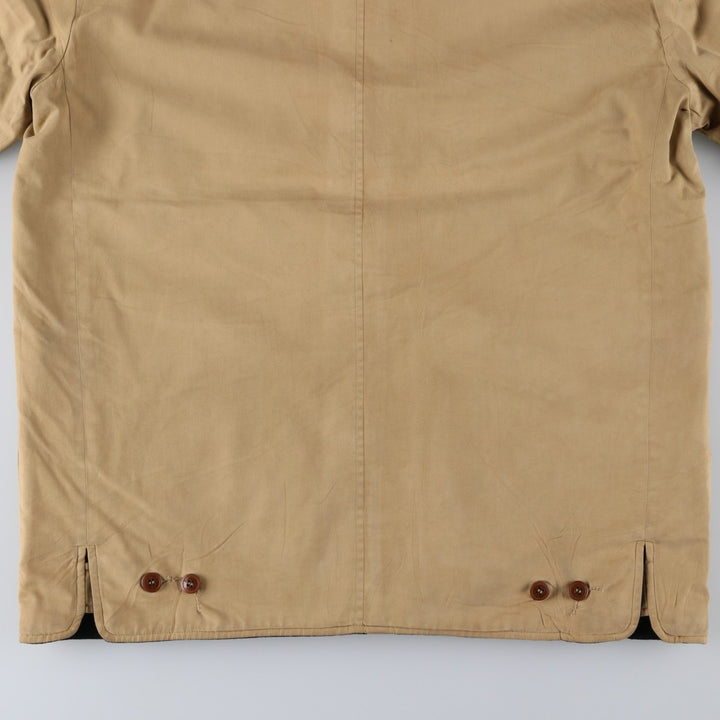 Burberry's hunting jacket, men's size XL cotton Beige type Vintage Second Hand