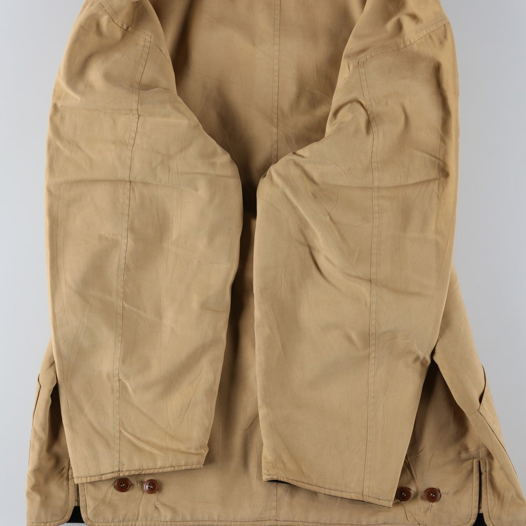 Burberry's hunting jacket, men's size XL cotton Beige type Vintage Second Hand