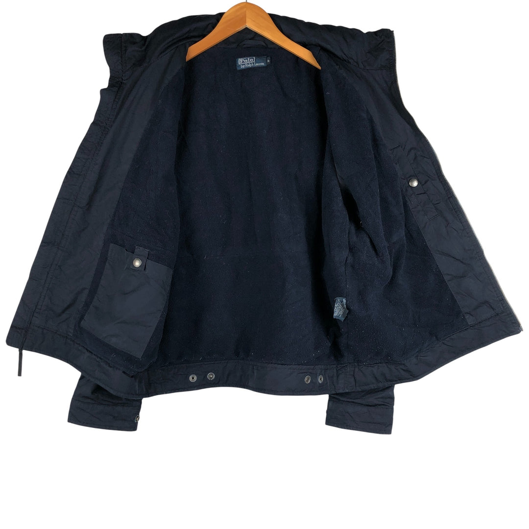Ralph Lauren POLO by Ralph Lauren padded puffer jacket, men's size L polyester navy blue type Vintage Second Hand