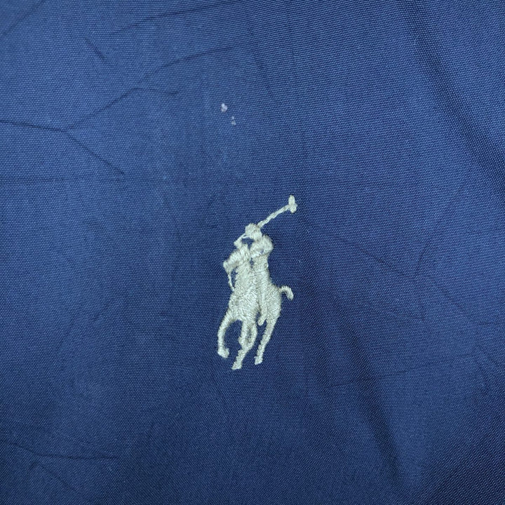 Ralph Lauren POLO by Ralph Lauren padded puffer jacket, men's size L polyester navy blue type Vintage Second Hand