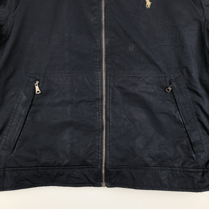 Ralph Lauren POLO by Ralph Lauren padded puffer jacket, men's size L polyester navy blue type Vintage Second Hand