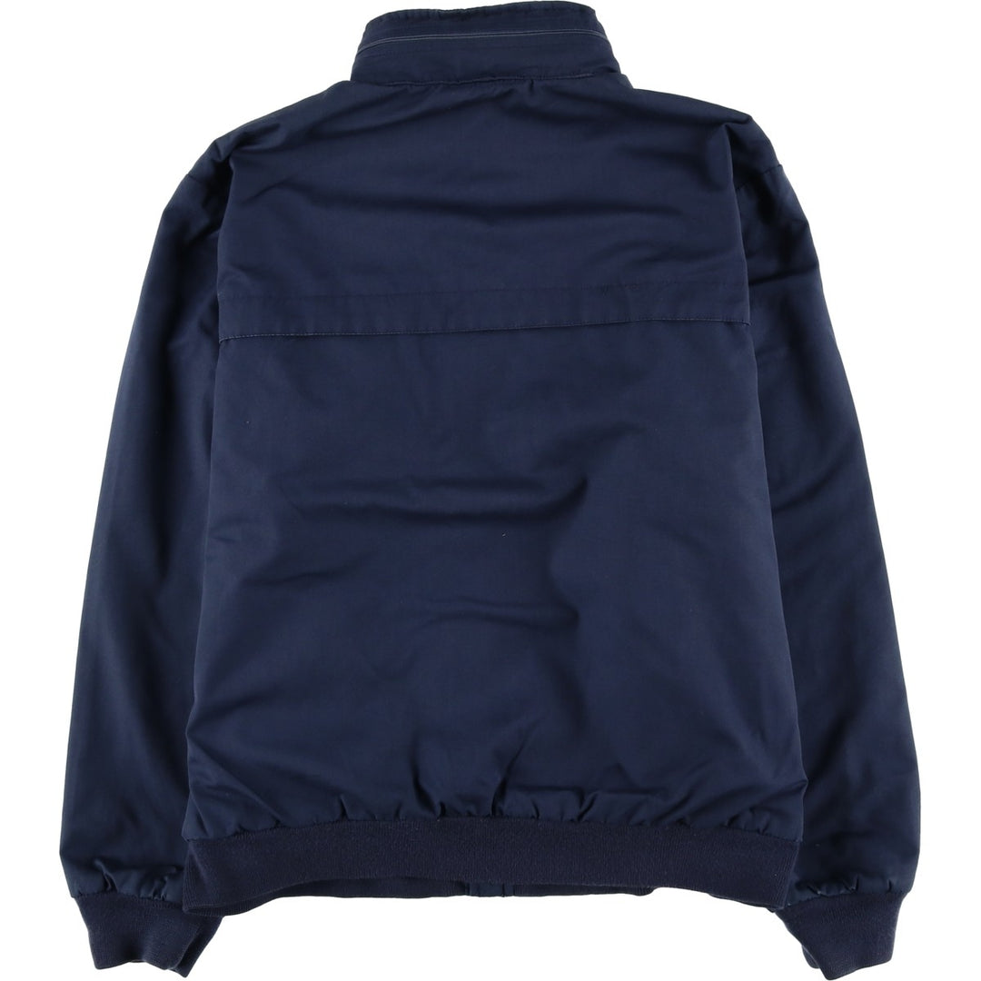 Vintage 70s-80'S Lacoste Polyester/Cotton Blouson, Men's Size L cotton navy blue type Vintage Second Hand