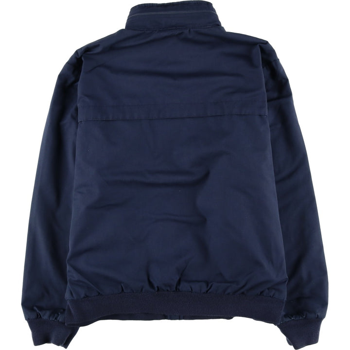 Vintage 70s-80'S Lacoste Polyester/Cotton Blouson, Men's Size L cotton navy blue type Vintage Second Hand
