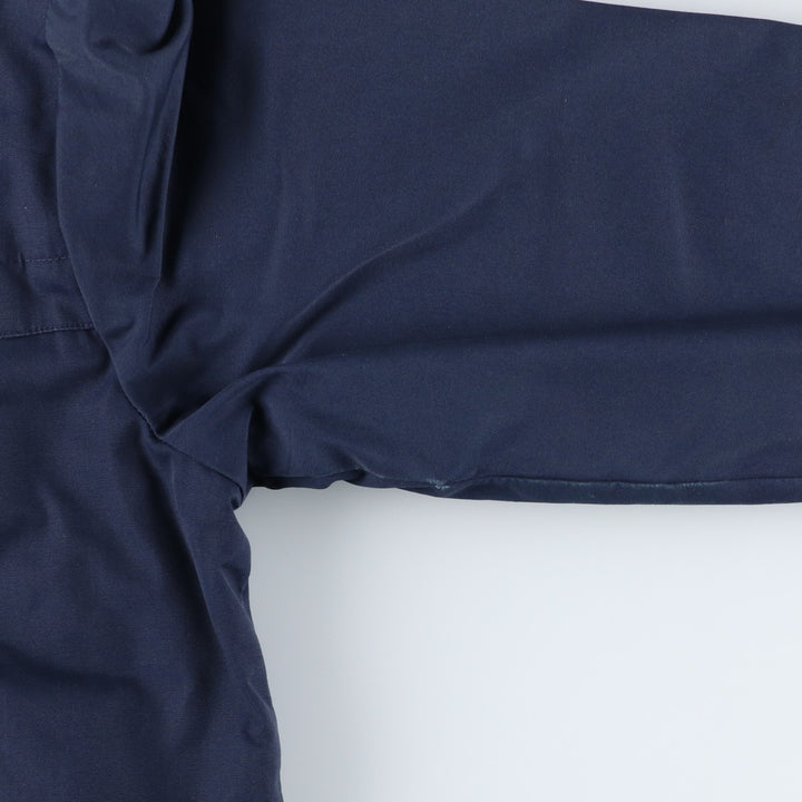 Vintage 70s-80'S Lacoste Polyester/Cotton Blouson, Men's Size L cotton navy blue type Vintage Second Hand