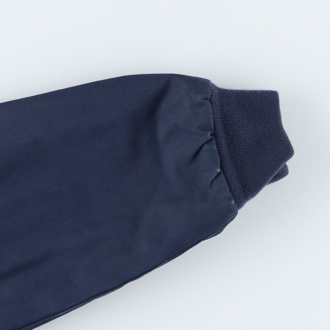 Vintage 70s-80'S Lacoste Polyester/Cotton Blouson, Men's Size L cotton navy blue type Vintage Second Hand