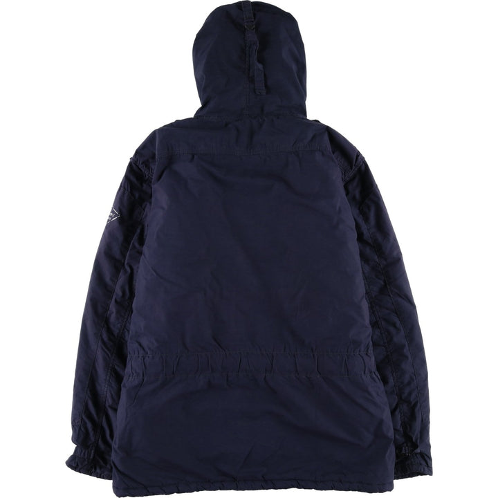 Ralph Lauren DENIM and SUPPLY Men's Padded Parka Puffer Jacket (Size L) cotton navy blue type Vintage Second Hand