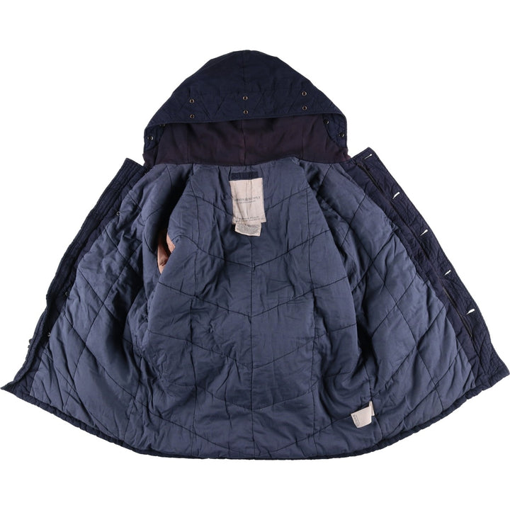 Ralph Lauren DENIM and SUPPLY Men's Padded Parka Puffer Jacket (Size L) cotton navy blue type Vintage Second Hand