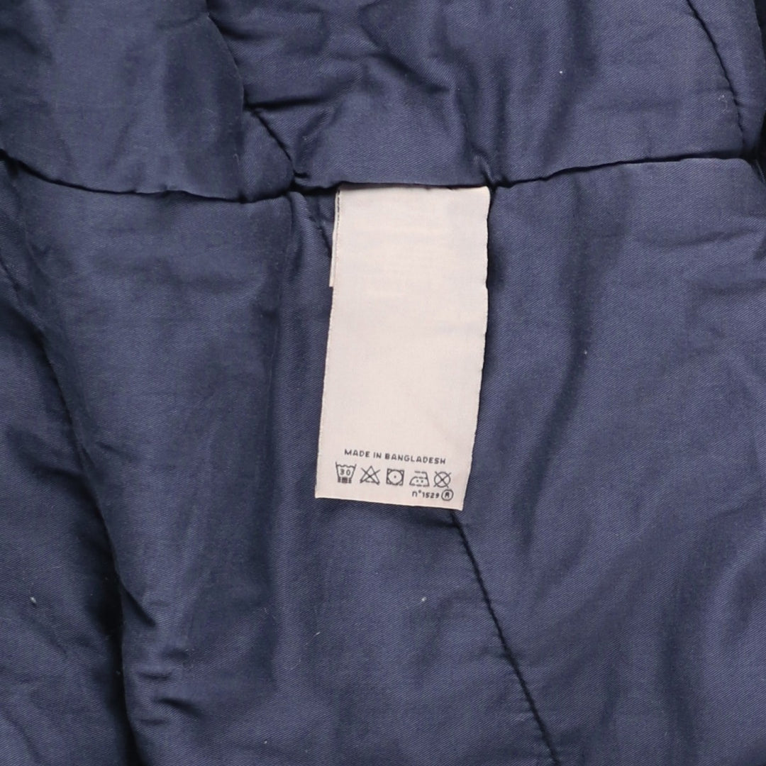 Ralph Lauren DENIM and SUPPLY Men's Padded Parka Puffer Jacket (Size L) cotton navy blue type Vintage Second Hand